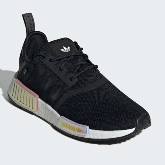 adidas NMD R1 Black Iridescent Magic Mauve - Picture 3 of 10